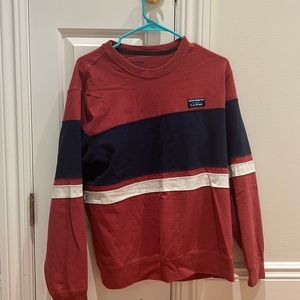 LL Bean striped Crewneck